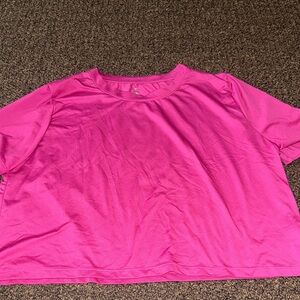 Amazon Essentials Women's Bright Pink Short Sleeve Tee